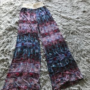 Purple hippy pants